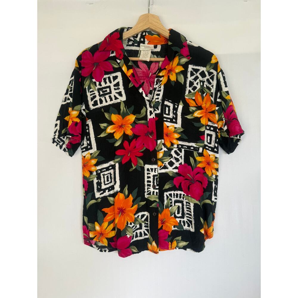Vintage Bobbie Brooks Hawaiian Button Up- Size S (8/10)